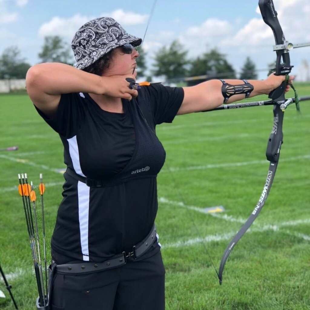 Woman archer